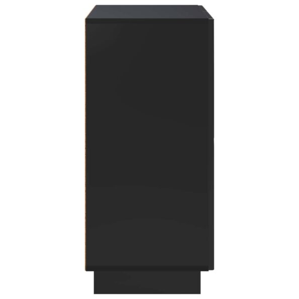 vidaXL Komoda Čierna 67 x 34,5 x 75 cm Spracované drevo – Obrázok 5
