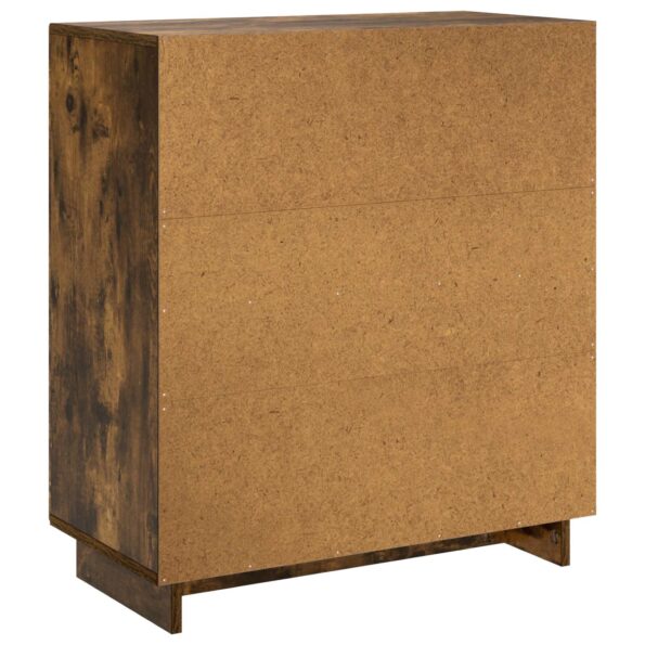 vidaXL Komoda Dymový dub 67 x 34,5 x 75 cm Spracované drevo – Obrázok 6