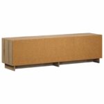 vidaXL TV stolík 140 x 34.5 x 40 cm Dub artisan Spracované drevo – Obrázok 6