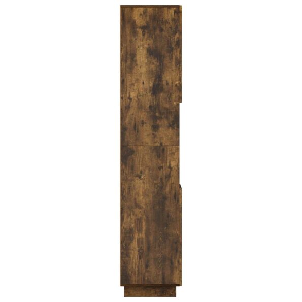 vidaXL Kúpeľňová skrinka Dymový dub 36.5 x 38 x 180 cm – Obrázok 5