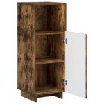 vidaXL Kúpeľňová skrinka Dymový dub 36,5 x 38 x 95 cm Spracované drevo – Obrázok 3