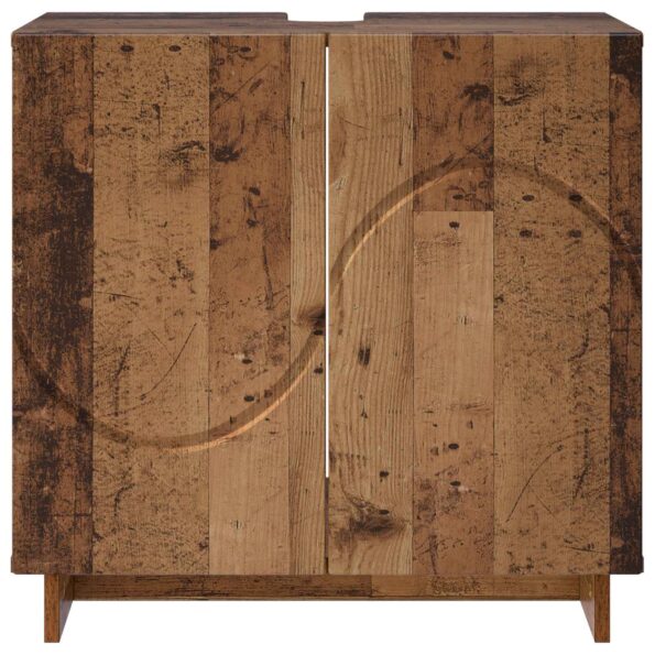 vidaXL Kúpeľňová skrinka Staré drevo 60 x 41 x 58 cm Kompozitné drevo – Obrázok 4