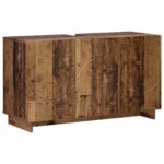 vidaXL Kúpeľňová skrinka Staré drevo 101 x 41 x 58 cm Spracované drevo – Obrázok 2