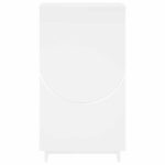 vidaXL Skrinka na topánky 48 x 38 x 87,5 cm Spracované drevo Biela – Obrázok 4