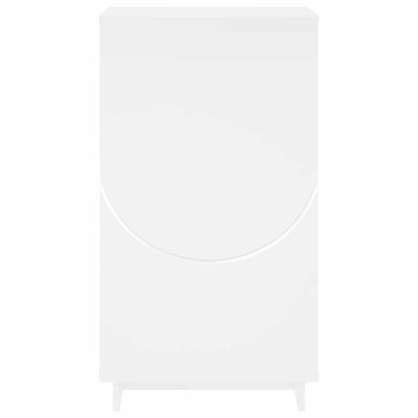vidaXL Skrinka na topánky 48 x 38 x 87,5 cm Spracované drevo Biela – Obrázok 4