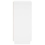 vidaXL Skrinka na topánky 48 x 38 x 87,5 cm Spracované drevo Biela – Obrázok 5