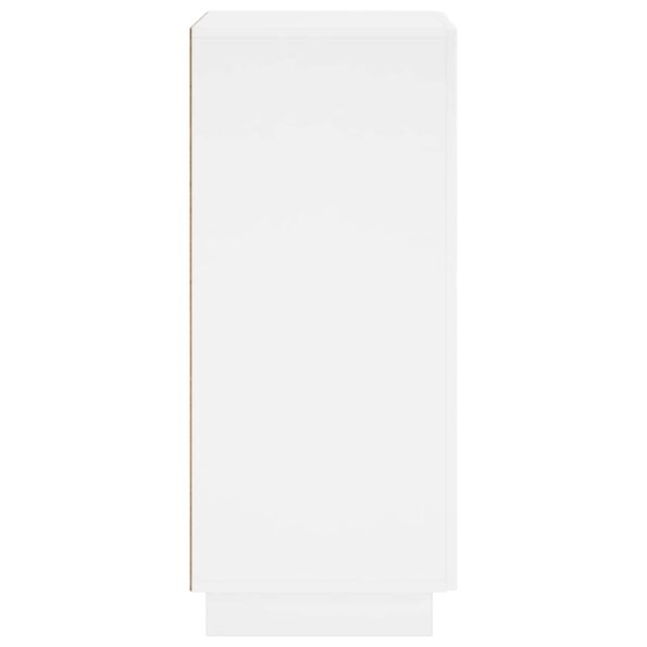 vidaXL Skrinka na topánky 48 x 38 x 87,5 cm Spracované drevo Biela – Obrázok 5