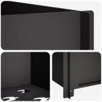vidaXL Ohnisko Čierna 60 x 60 x 30 cm Oceľ – Obrázok 4