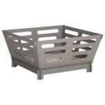 vidaXL Ohnisko Hrdzavý 40 x 40 x 20 cm Poveternostne odolná oceľ – Obrázok 2
