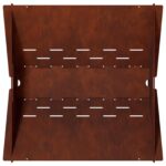 vidaXL Ohnisko Hrdzavý 40 x 40 x 20 cm Poveternostne odolná oceľ – Obrázok 4