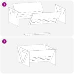 vidaXL Ohnisko Hrdzavý 40 x 40 x 20 cm Poveternostne odolná oceľ – Obrázok 7