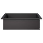 vidaXL Krúžok na ohnisko Čierna 90 x 90 x 25 cm Oceľ – Obrázok 2