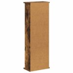 vidaXL CD Skrinka Dymový dub 60 x 17 x 92 cm Kompozitné drevo – Obrázok 6