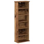 vidaXL CD Skrinka 2 ks Staré drevo 60 x 17 x 92 cm Kompozitné drevo – Obrázok 4