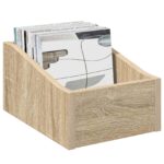 vidaXL Box na LP platne 2 ks Dub sonoma 23 x 33 x 16 cm – Obrázok 3