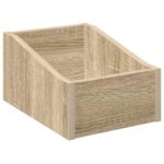vidaXL Box na LP platne 2 ks Dub sonoma 23 x 33 x 16 cm – Obrázok 4