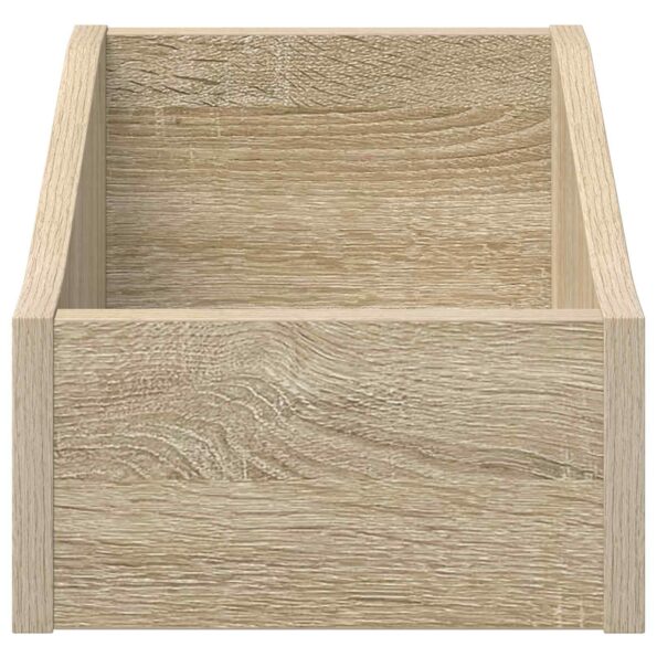 vidaXL Box na LP platne 2 ks Dub sonoma 23 x 33 x 16 cm – Obrázok 5