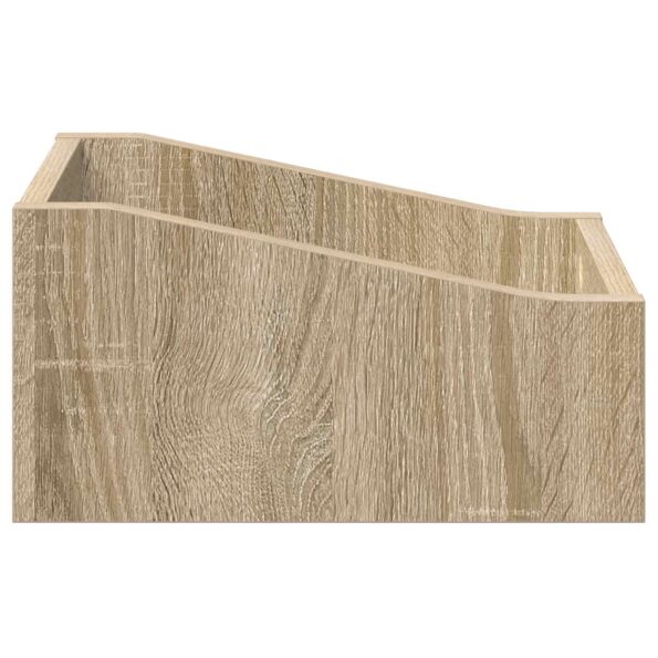 vidaXL Box na LP platne 2 ks Dub sonoma 23 x 33 x 16 cm – Obrázok 6