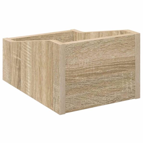 vidaXL Box na LP platne 2 ks Dub sonoma 23 x 33 x 16 cm – Obrázok 7