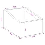vidaXL Box na LP platne 2 ks Dub sonoma 23 x 33 x 16 cm – Obrázok 9