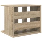vidaXL Úložisko vinylových platní Dub sonoma 42 x 33 x 36 cm – Obrázok 6