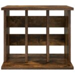 vidaXL Úložisko vinylových platní Dymový dub 42 x 33 x 36 cm – Obrázok 4