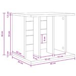 vidaXL Úložisko vinylových platní Dymový dub 42 x 33 x 36 cm – Obrázok 9