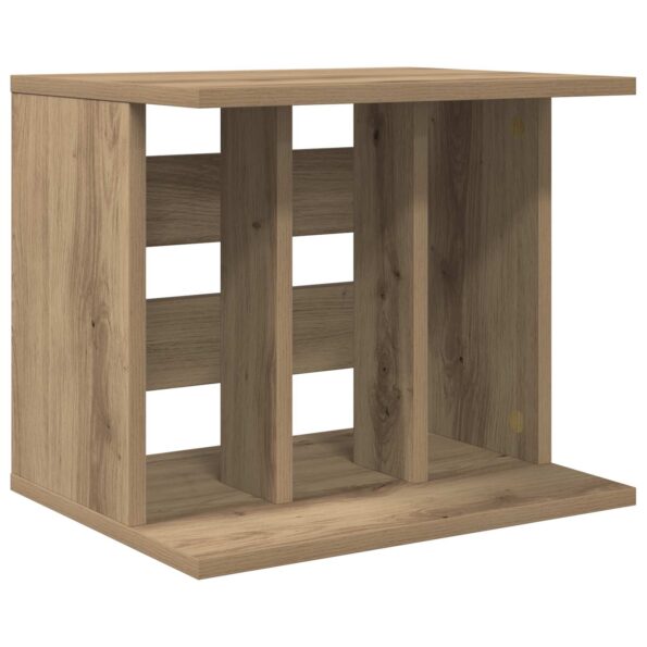 vidaXL Úložisko vinylových platní Dub artisan 42 x 33 x 36 cm – Obrázok 2