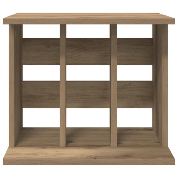 vidaXL Úložisko vinylových platní Dub artisan 42 x 33 x 36 cm – Obrázok 4