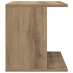 vidaXL Úložisko vinylových platní Dub artisan 42 x 33 x 36 cm – Obrázok 5