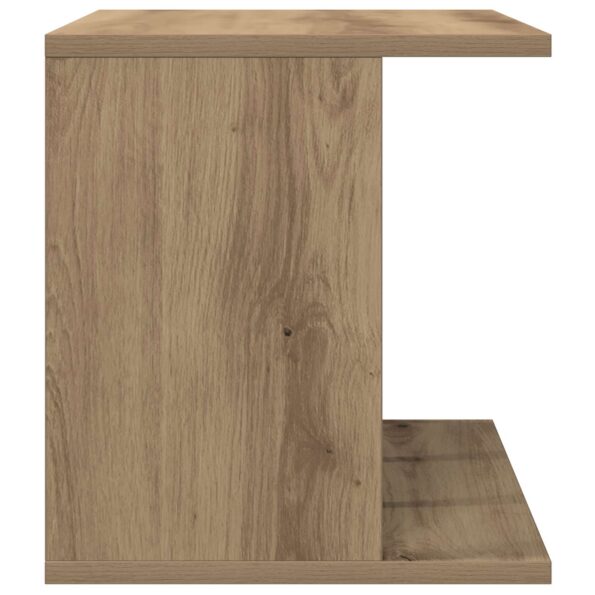 vidaXL Úložisko vinylových platní Dub artisan 42 x 33 x 36 cm – Obrázok 5