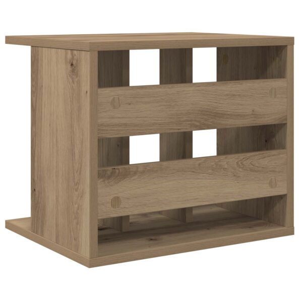 vidaXL Úložisko vinylových platní Dub artisan 42 x 33 x 36 cm – Obrázok 6