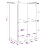 vidaXL Skrinka na gramofónové platne Dub artisan 44,5 x 36,5 x 74,5 cm – Obrázok 10