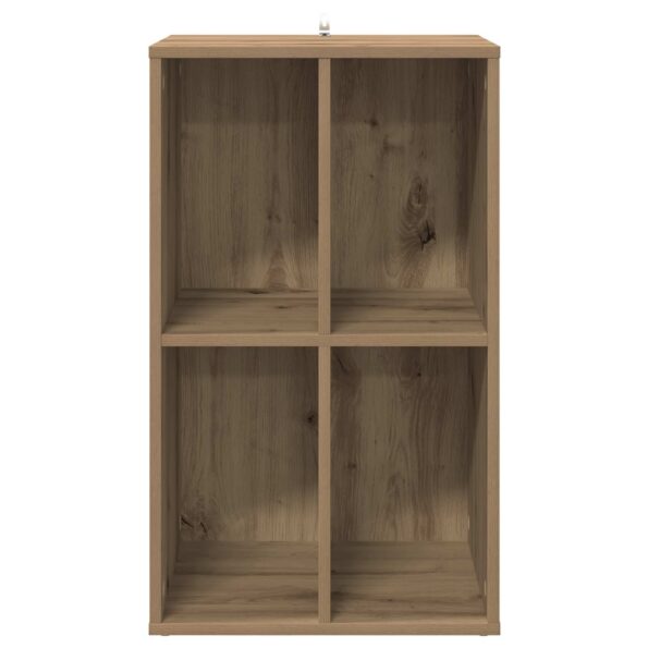 vidaXL Skrinka na gramofónové platne Dub artisan 44,5 x 36,5 x 74,5 cm – Obrázok 4