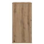vidaXL Skrinka na gramofónové platne Dub artisan 44,5 x 36,5 x 74,5 cm – Obrázok 5