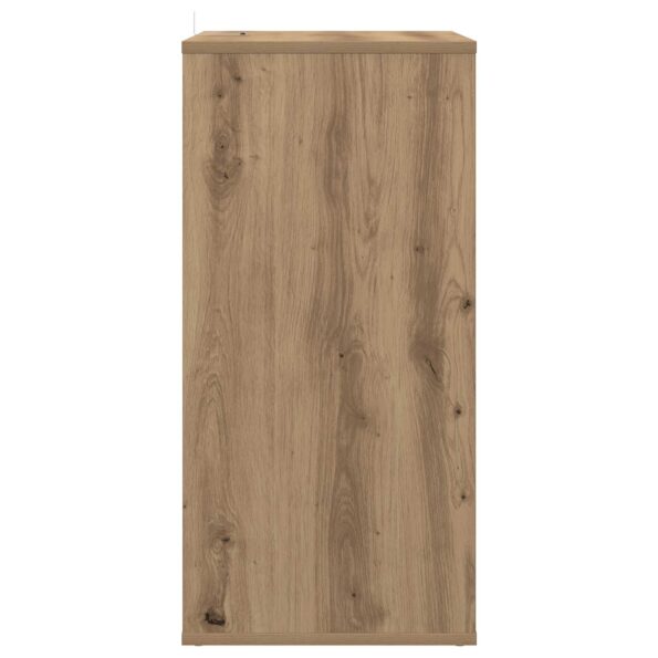 vidaXL Skrinka na gramofónové platne Dub artisan 44,5 x 36,5 x 74,5 cm – Obrázok 5