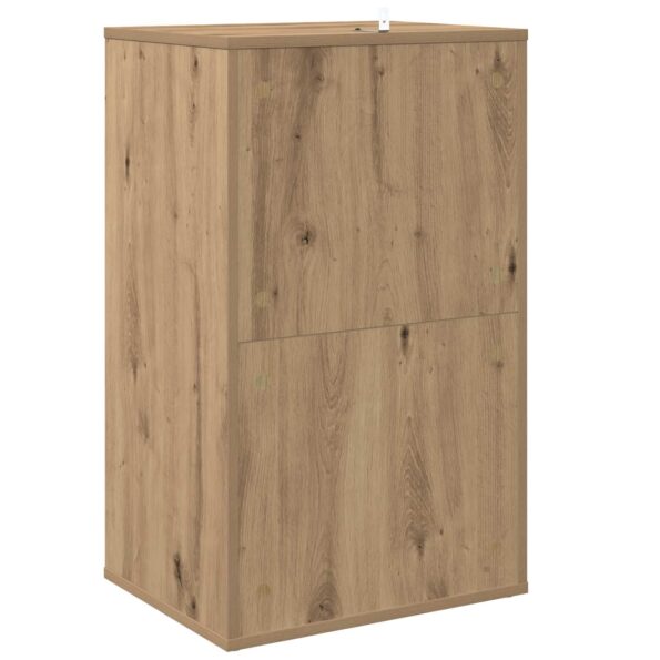 vidaXL Skrinka na gramofónové platne Dub artisan 44,5 x 36,5 x 74,5 cm – Obrázok 6