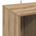 vidaXL Skrinka na gramofónové platne Dub artisan 44,5 x 36,5 x 74,5 cm – Obrázok 7