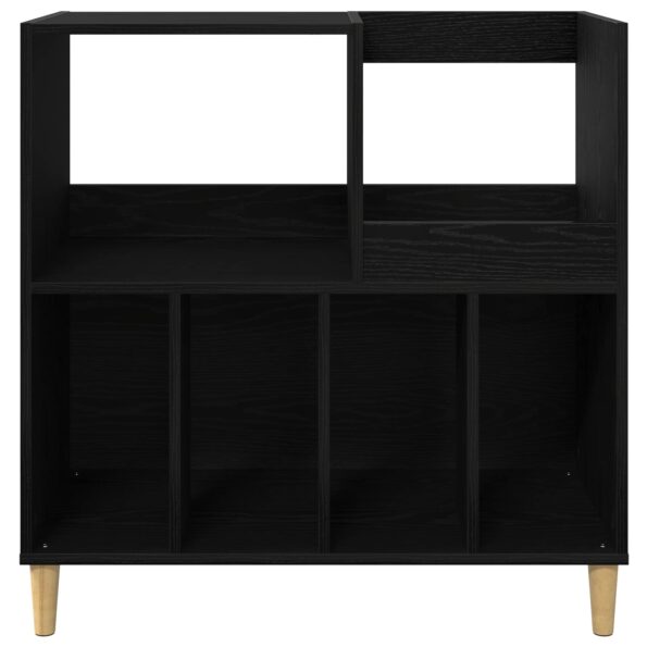 vidaXL Stojan na gramofón Čierny dub 82 x 39,5 x 82,5 cm – Obrázok 4