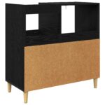 vidaXL Stojan na gramofón Čierny dub 82 x 39,5 x 82,5 cm – Obrázok 6