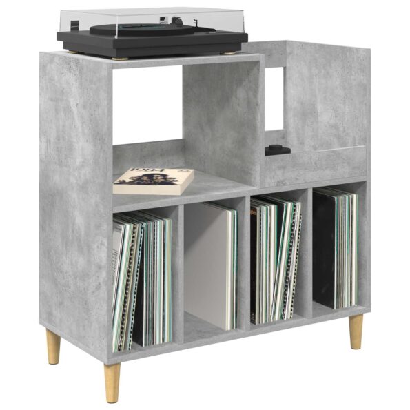 vidaXL Stojan na gramofón Betónovo sivá 82 x 39,5 x 82,5 cm – Obrázok 3