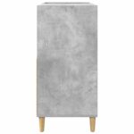 vidaXL Stojan na gramofón Betónovo sivá 82 x 39,5 x 82,5 cm – Obrázok 5