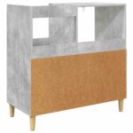 vidaXL Stojan na gramofón Betónovo sivá 82 x 39,5 x 82,5 cm – Obrázok 6