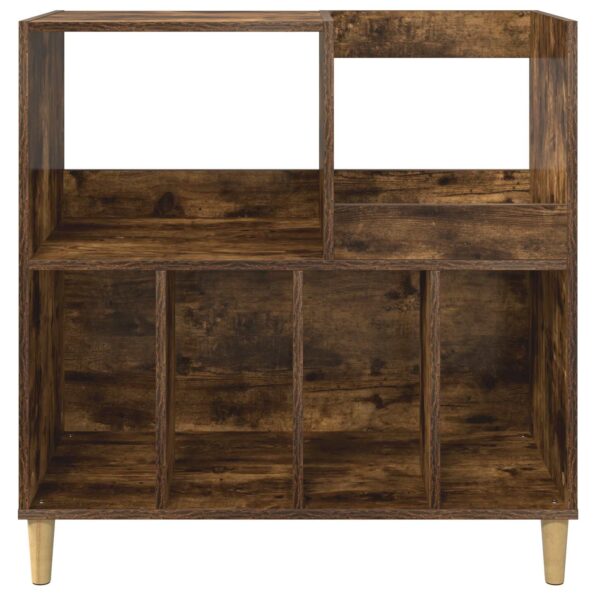 vidaXL Stojan na gramofón Dymový dub 82 x 39,5 x 82,5 cm – Obrázok 4