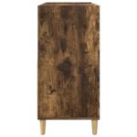vidaXL Stojan na gramofón Dymový dub 82 x 39,5 x 82,5 cm – Obrázok 5