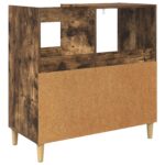vidaXL Stojan na gramofón Dymový dub 82 x 39,5 x 82,5 cm – Obrázok 6