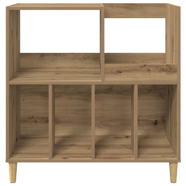 vidaXL Stojan na gramofón Dub artisan 82 x 39,5 x 82,5 cm – Obrázok 4