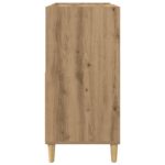 vidaXL Stojan na gramofón Dub artisan 82 x 39,5 x 82,5 cm – Obrázok 5