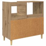 vidaXL Stojan na gramofón Dub artisan 82 x 39,5 x 82,5 cm – Obrázok 6