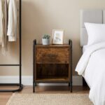 vidaXL Nočný stolík Dymový dub 40 x 30 x 50 cm Kompozitné drevo – Obrázok 10